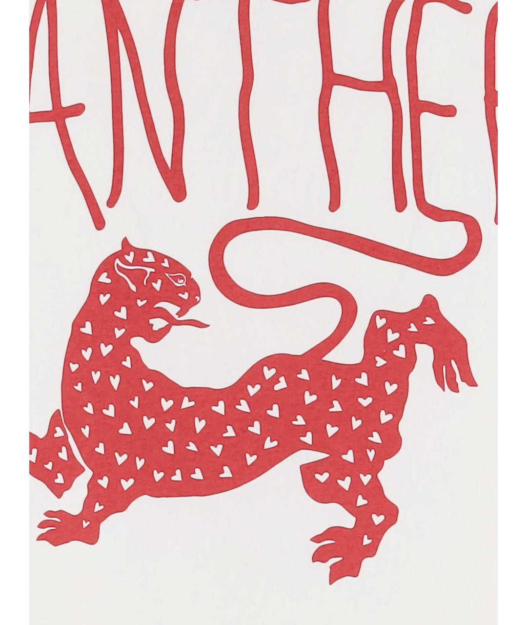 VALENTINO Белая хлопковая футболка, фото 2