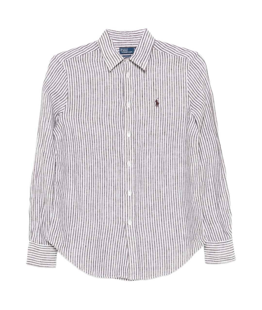 POLO RALPH LAUREN Мульти льняная рубашка, фото 1