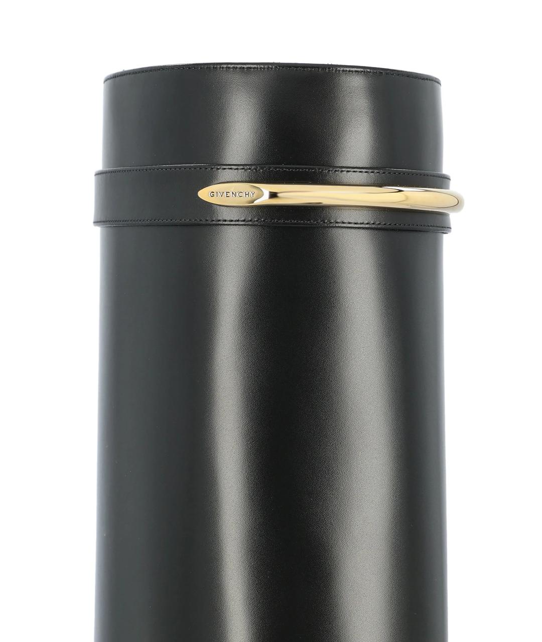 GIVENCHY Черные кожаные сапоги, фото 4