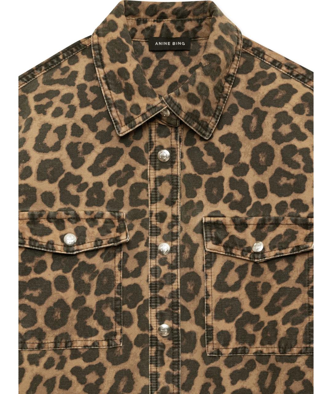 ANINE BING Мульти хлопковая рубашка, фото 2