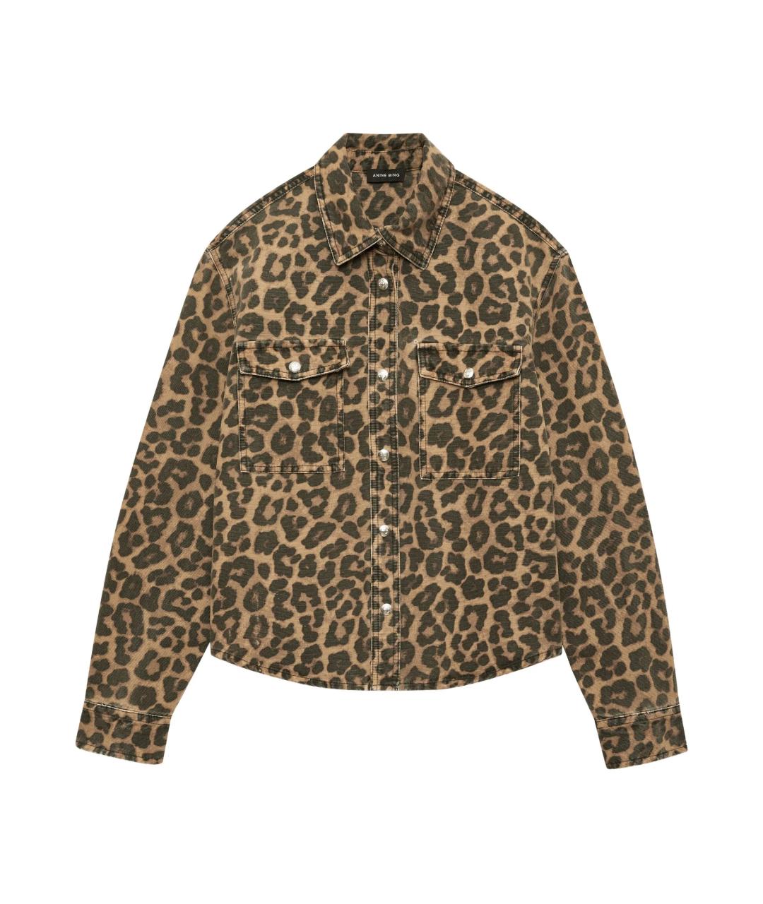 ANINE BING Мульти хлопковая рубашка, фото 1