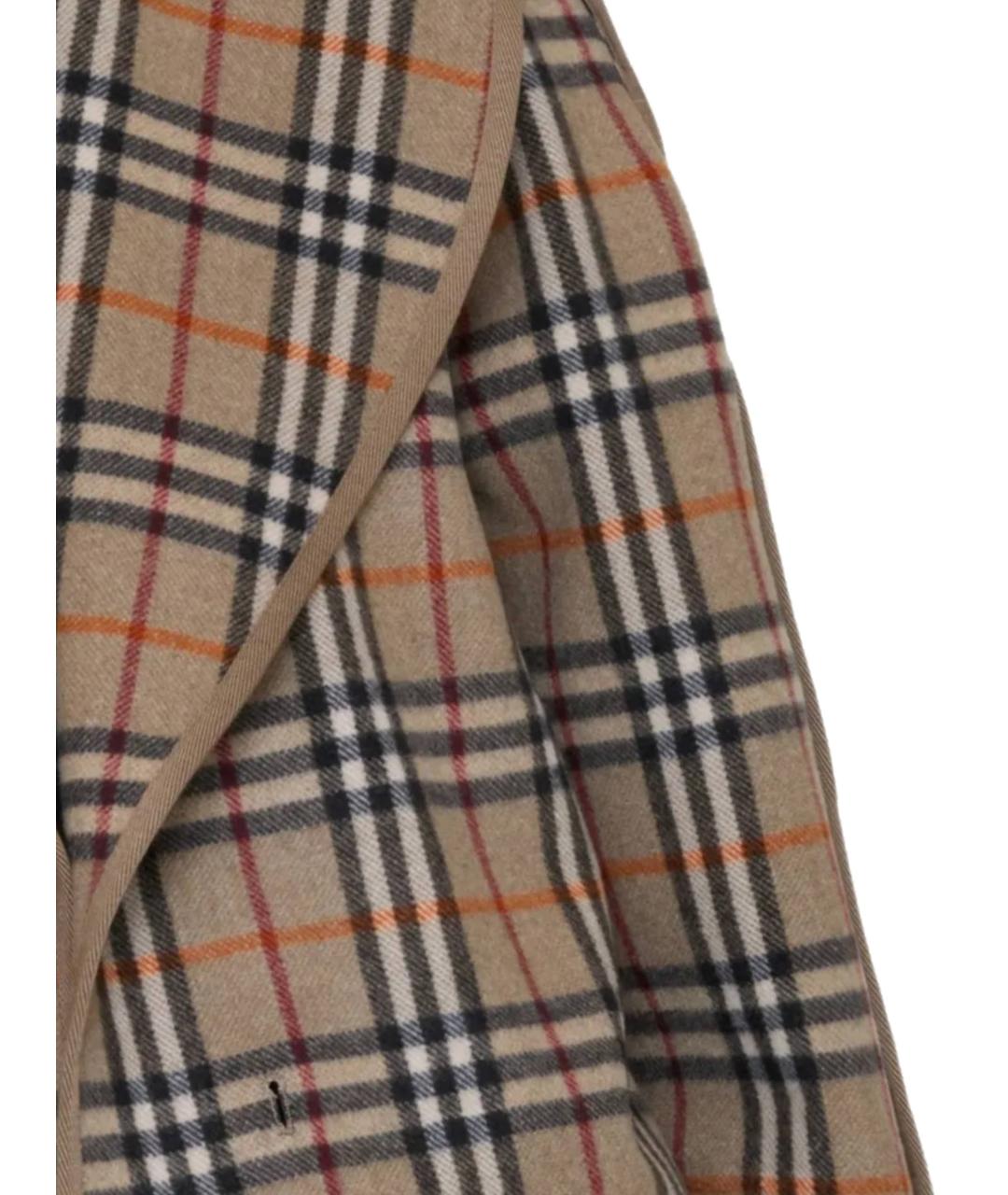 BURBERRY Бежевая хлопковая куртка, фото 3