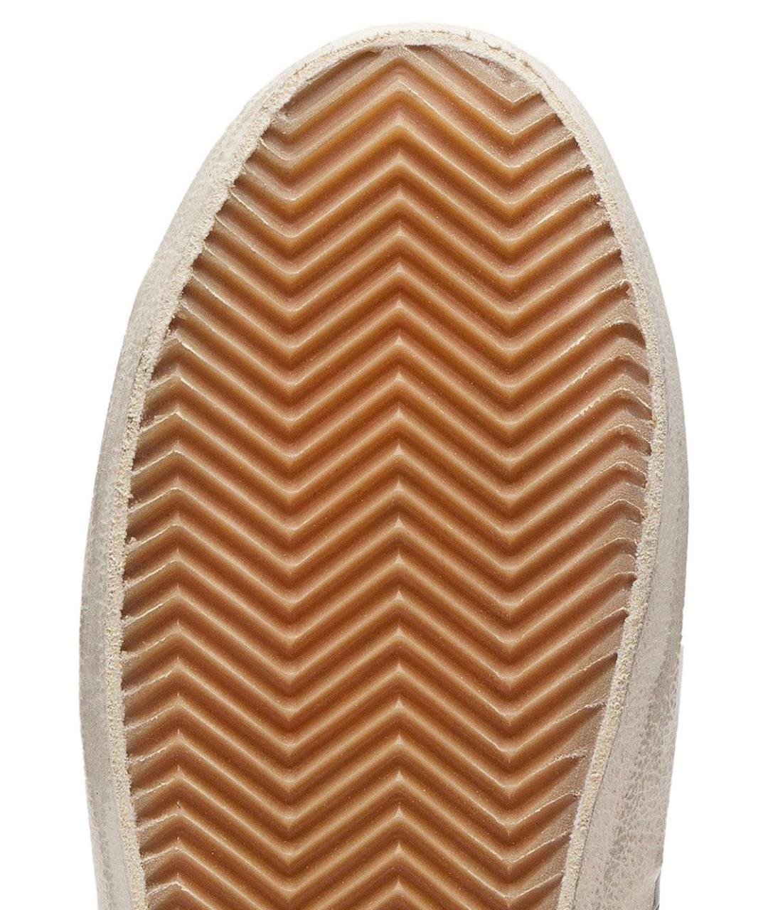 GOLDEN GOOSE DELUXE BRAND Фиолетовые кожаные кеды, фото 5