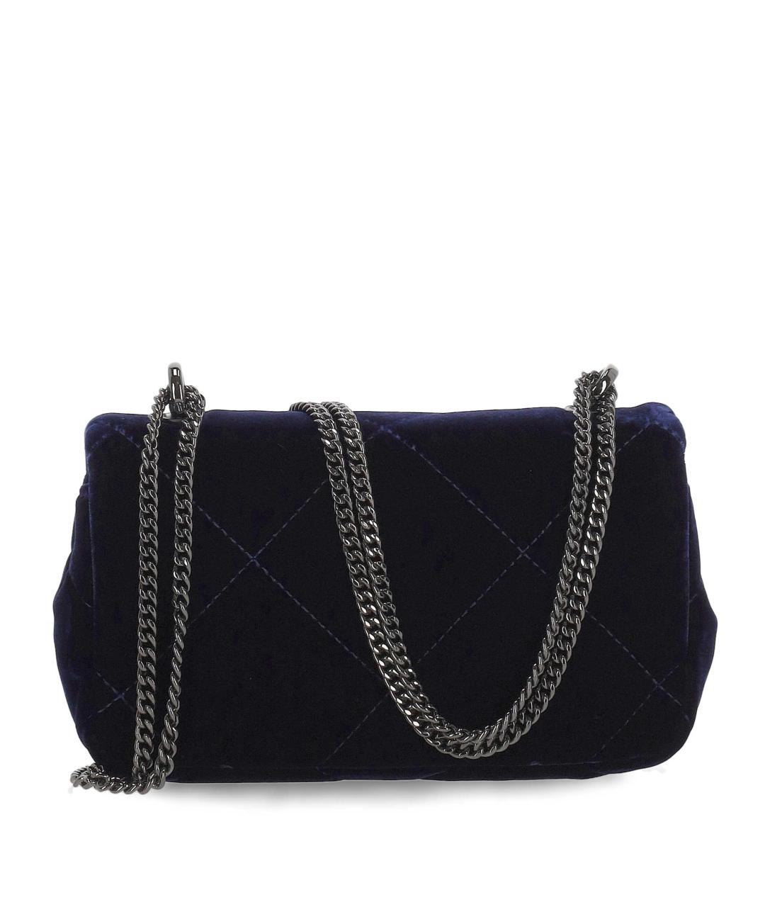 TORY BURCH Темно-синяя тканевая сумка через плечо, фото 3