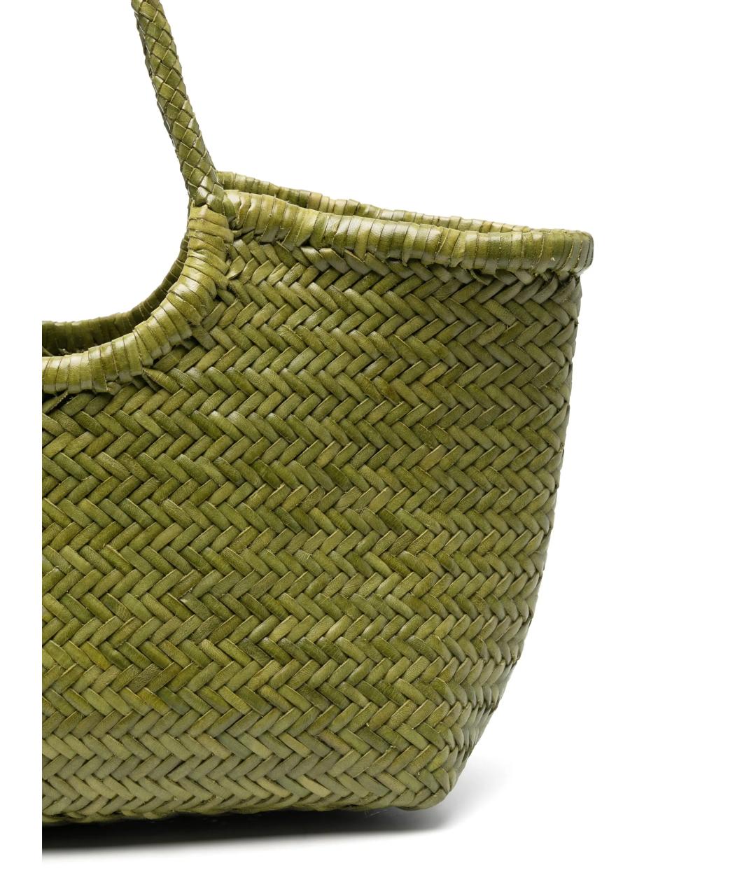 Dragon Diffusion Зеленая кожаная сумка тоут, фото 4