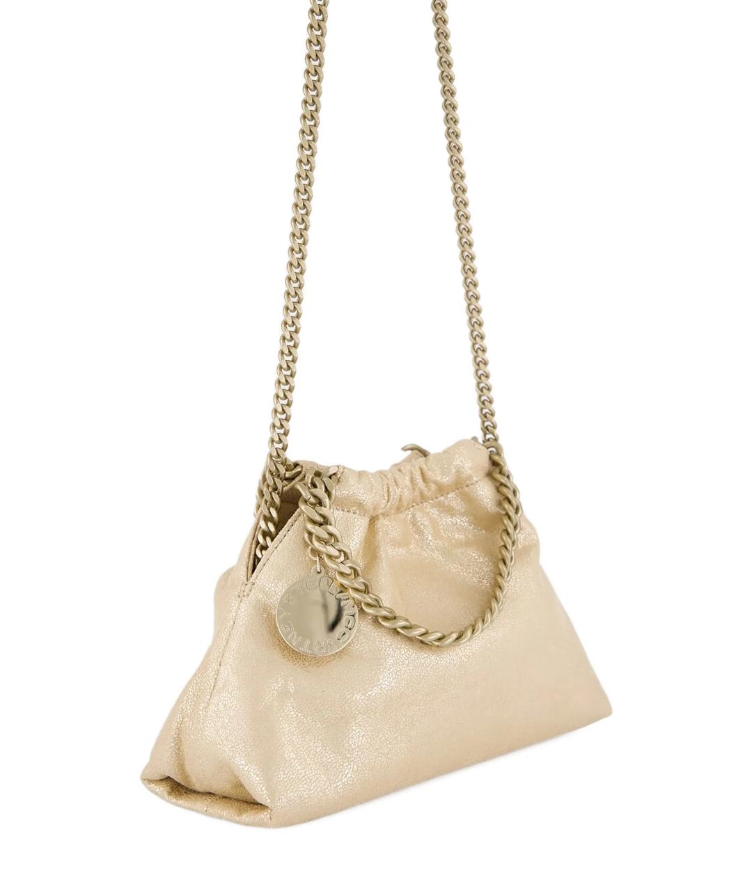 STELLA MCCARTNEY Золотая сумка тоут из искусственной кожи, фото 3