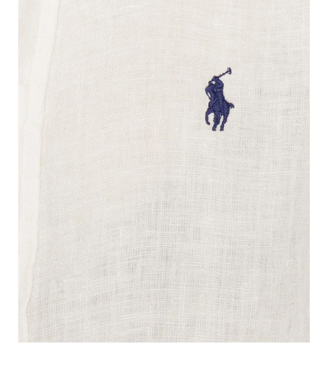 POLO RALPH LAUREN Бежевая льняная рубашка, фото 2