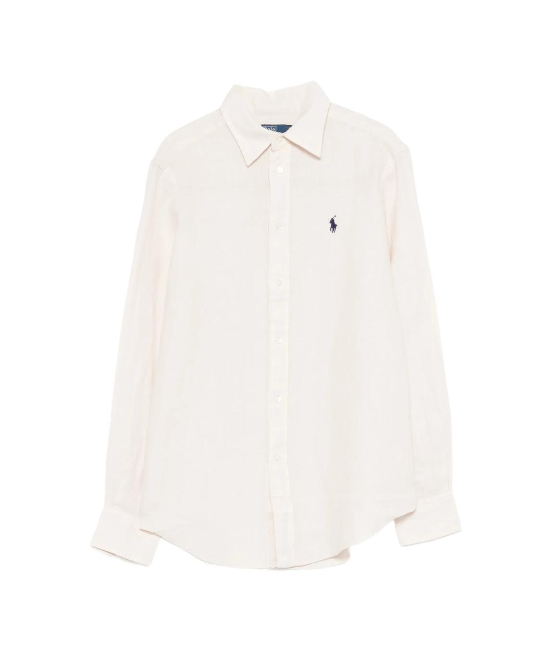 POLO RALPH LAUREN Бежевая льняная рубашка, фото 1
