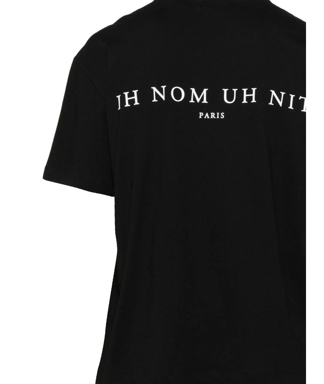 IH NOM UH NIT Черная хлопковая футболка, фото 3