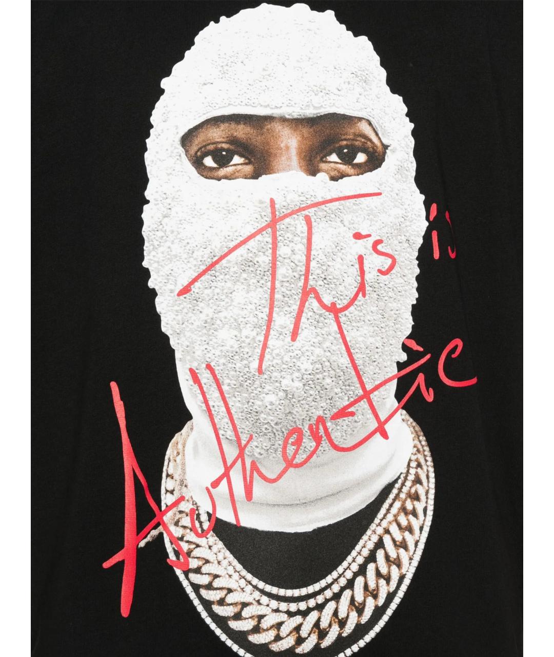 IH NOM UH NIT Черная хлопковая футболка, фото 2