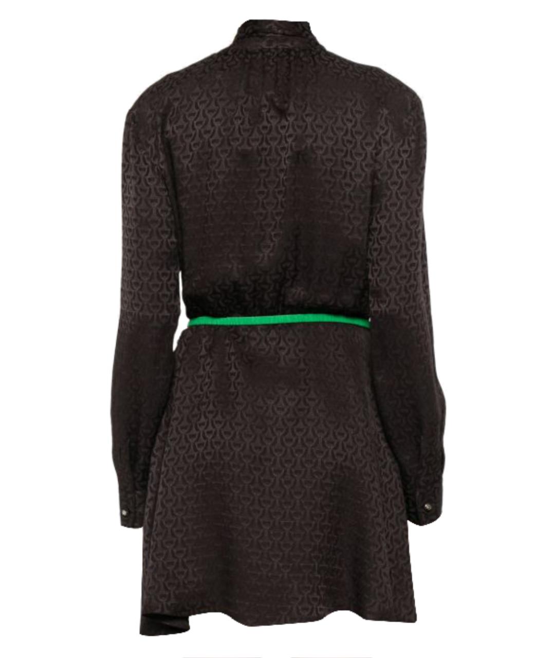 GUCCI Мульти шелковое платье, фото 3