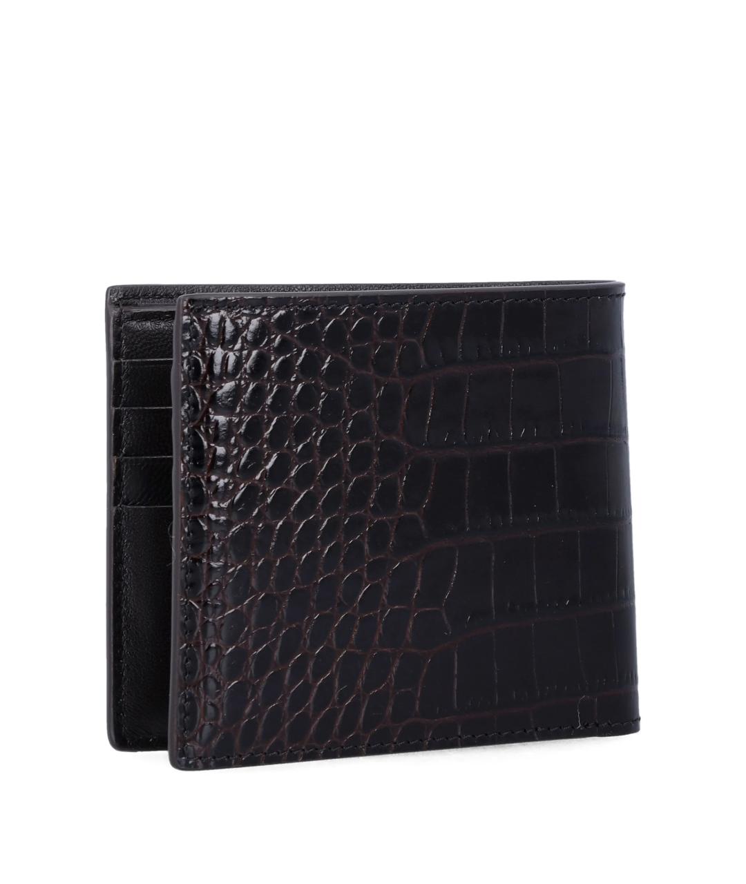 TOM FORD Коричневый кожаный кошелек, фото 2