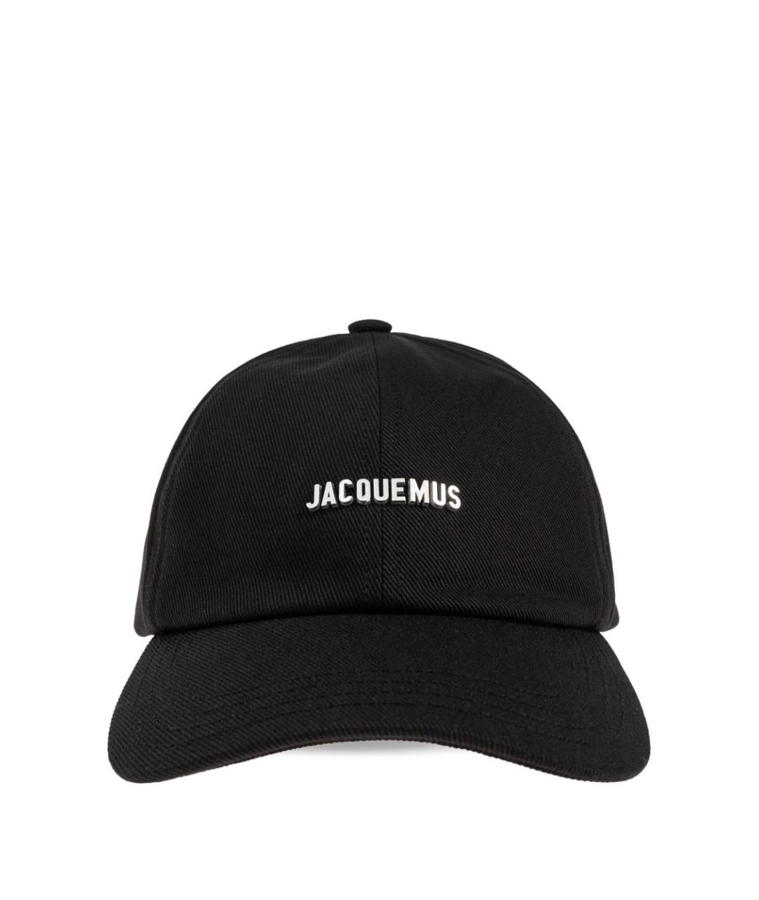 JACQUEMUS Черная хлопковая кепка/бейсболка, фото 1
