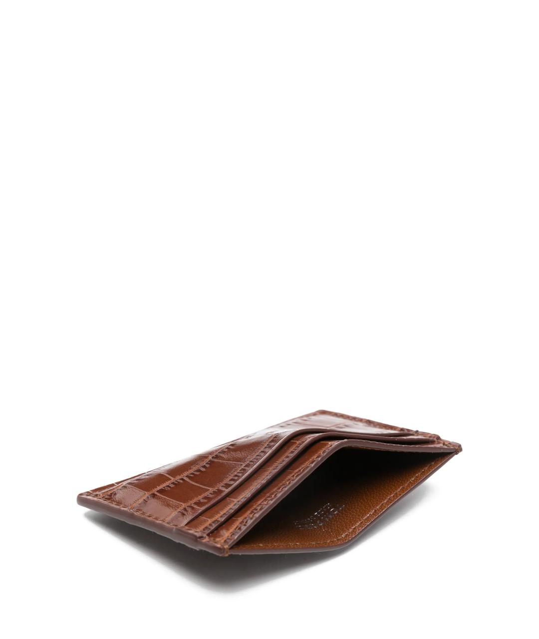 TOM FORD Коричневый кожаный кардхолдер, фото 2