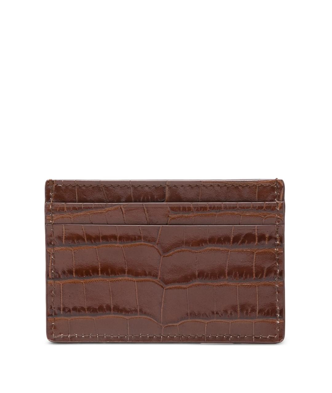 TOM FORD Коричневый кожаный кардхолдер, фото 3