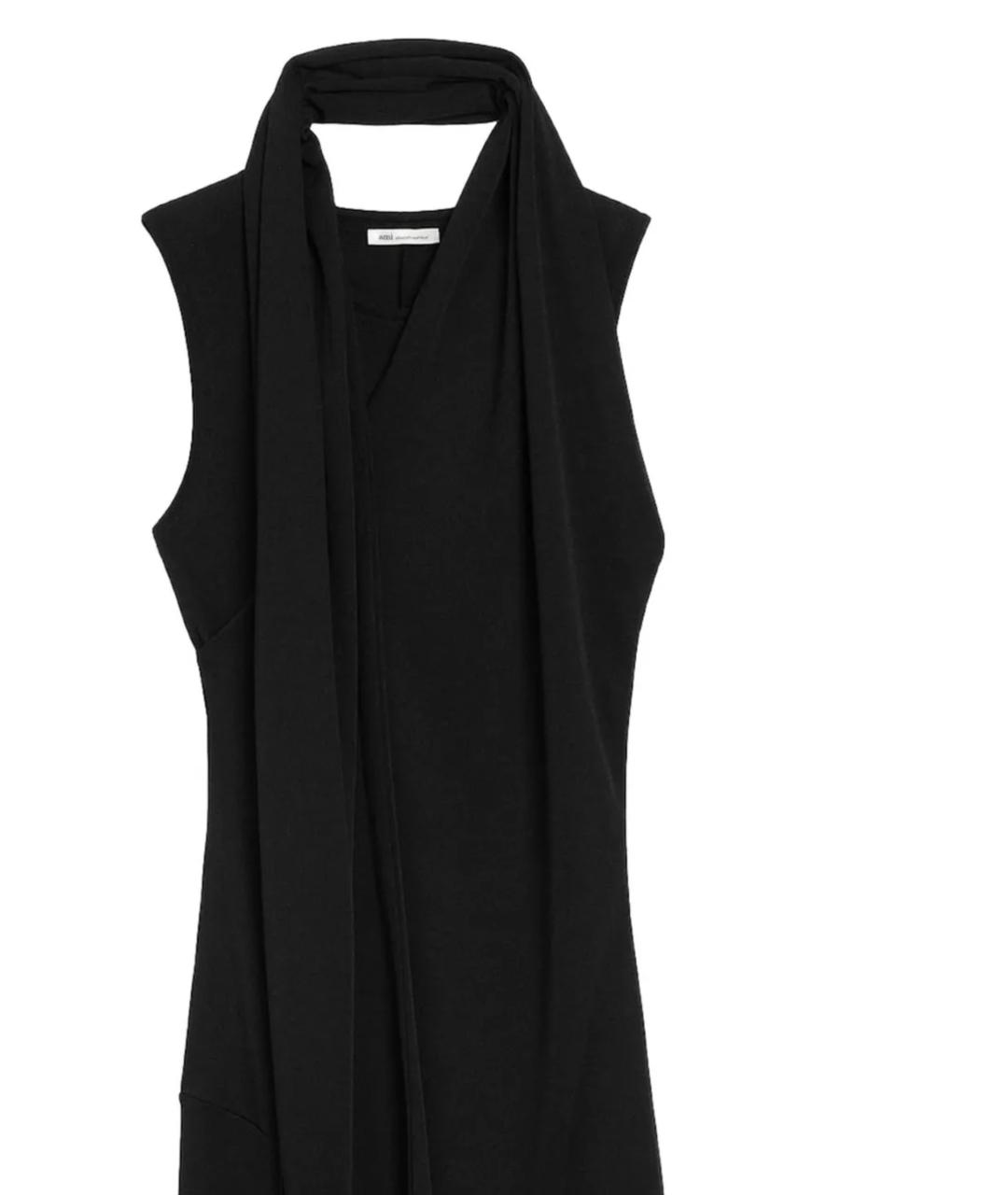 Ami Paris Черное полиамидовое коктейльное платье, фото 2