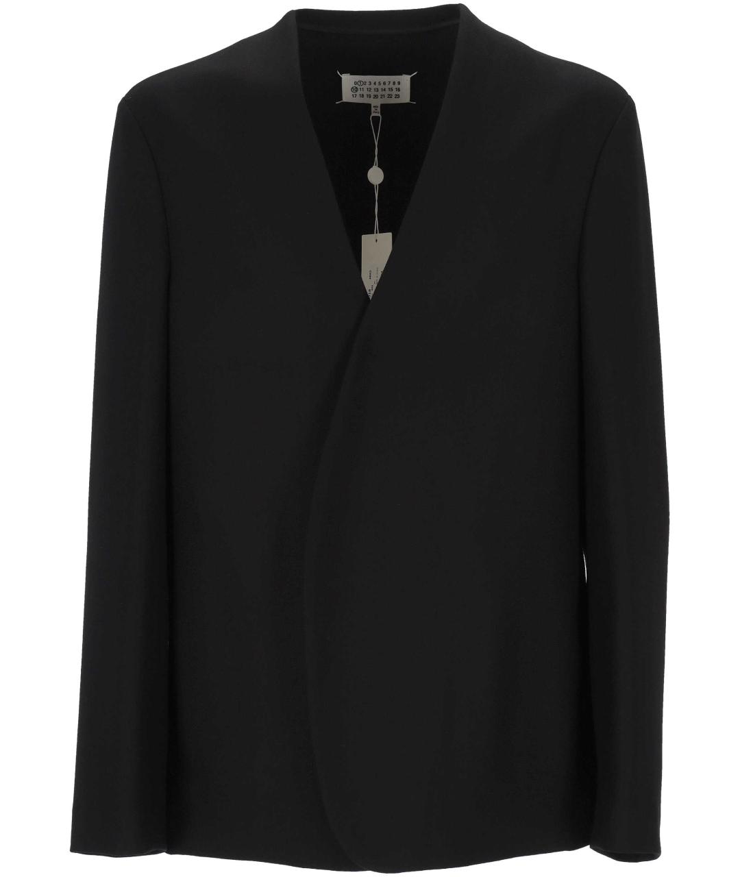 MAISON MARGIELA Черный шерстяной пиджак, фото 1