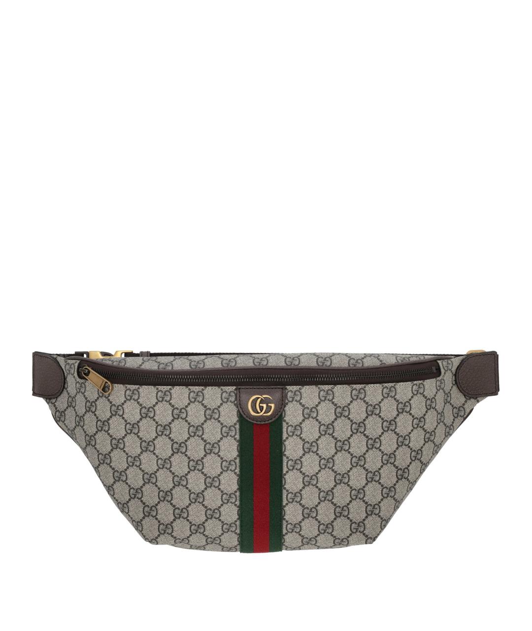 GUCCI Бежевая поясная сумка, фото 1