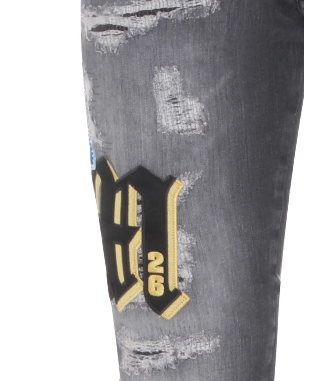 AMIRI Черные хлопковые джинсы скинни, фото 2