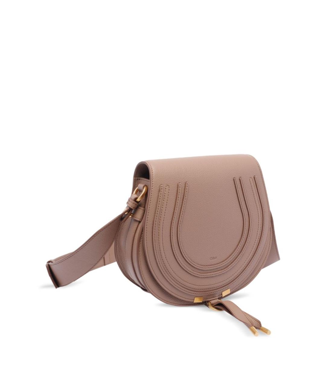 CHLOE Розовая кожаная сумка через плечо, фото 2