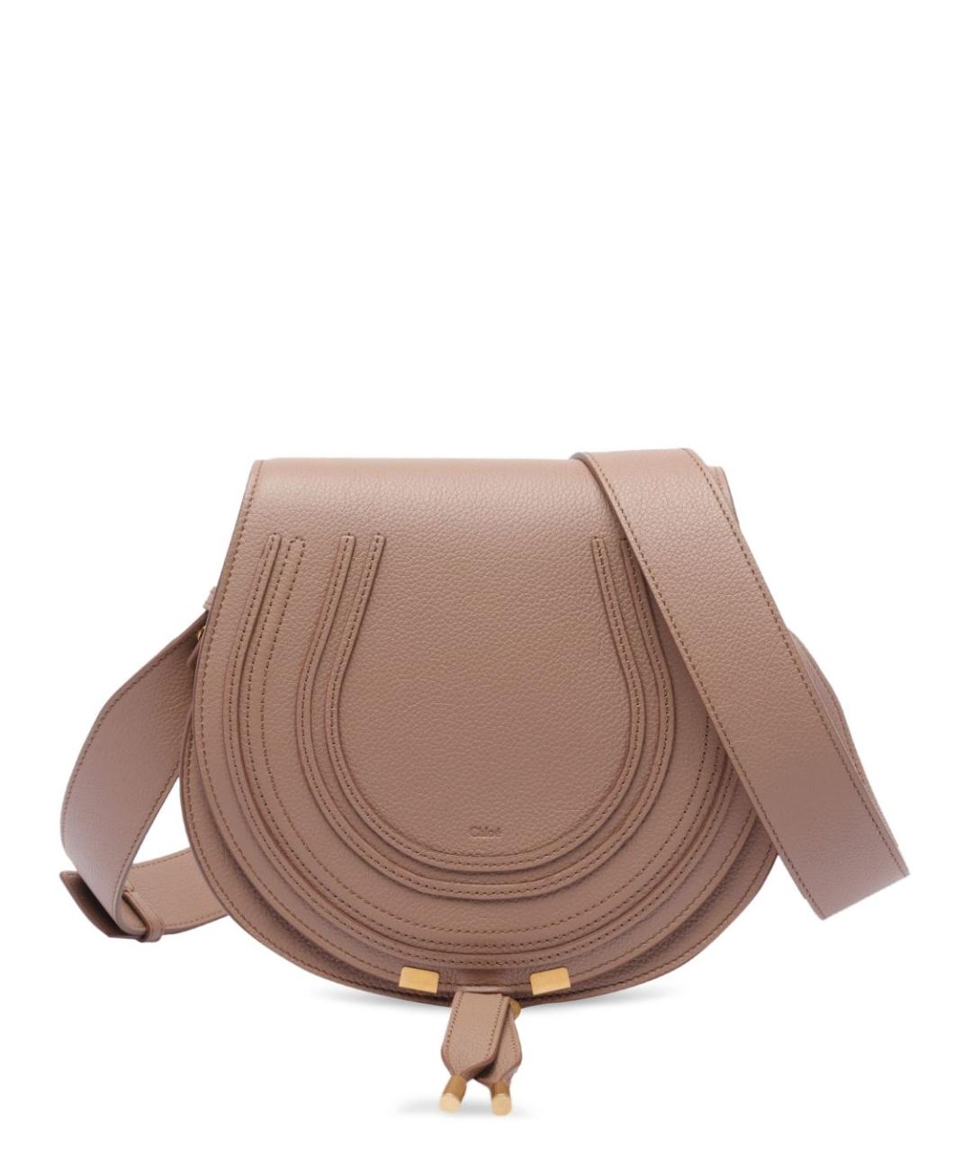 CHLOE Розовая кожаная сумка через плечо, фото 1