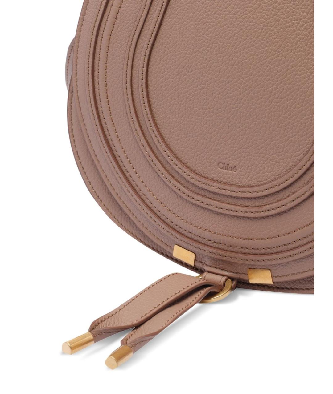 CHLOE Розовая кожаная сумка через плечо, фото 4