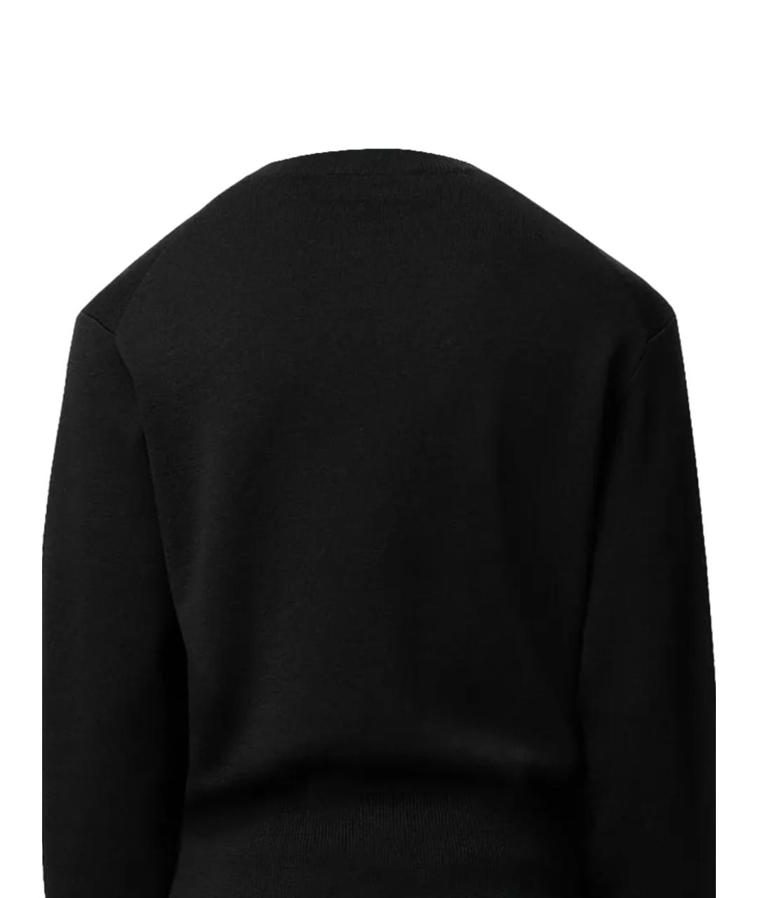 Ami Paris Черный шерстяной джемпер / свитер, фото 3