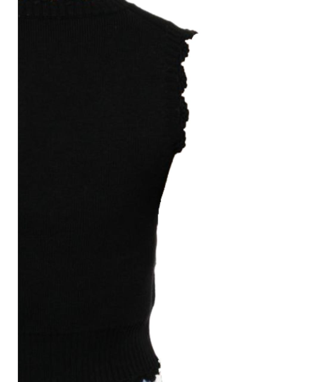 GANNI Черная хлопковая жилетка, фото 3