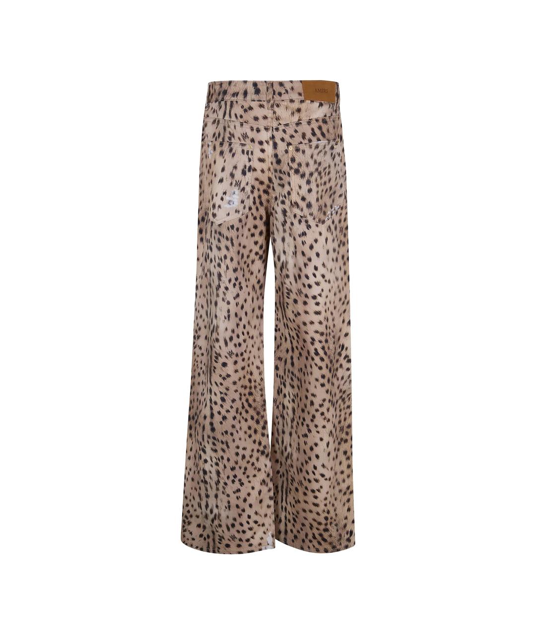 AMIRI Мульти хлопковые прямые джинсы, фото 2