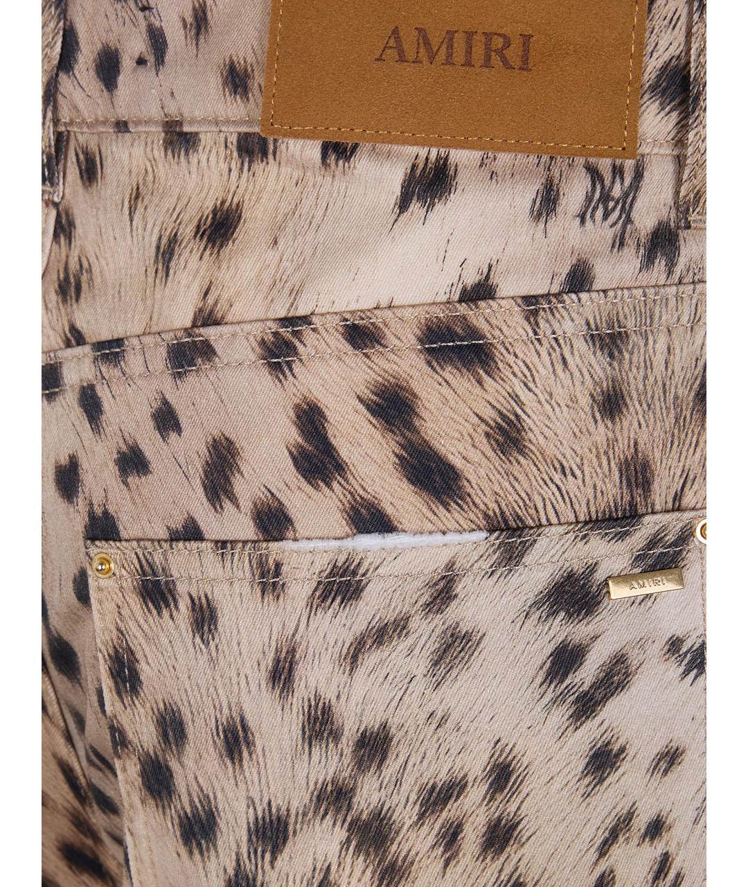 AMIRI Мульти хлопковые прямые джинсы, фото 3