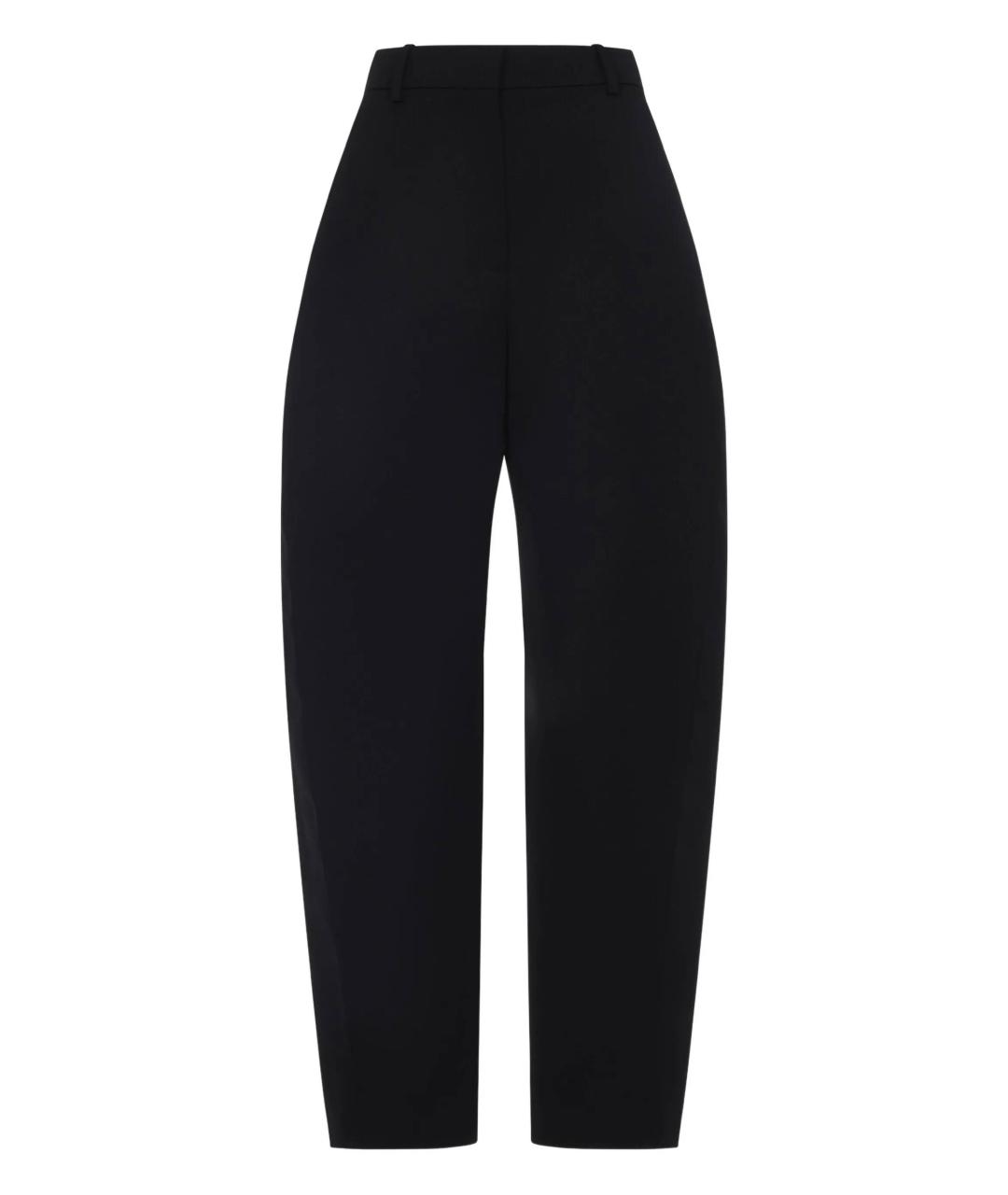 GIVENCHY Черные шерстяные прямые брюки, фото 1