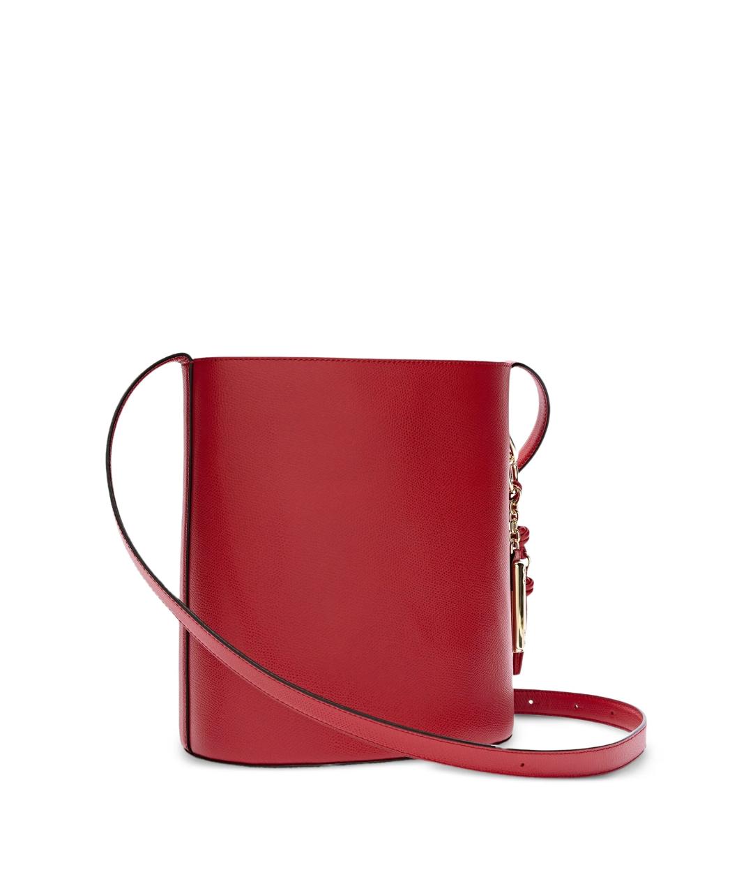 FURLA Красная кожаная сумка через плечо, фото 2