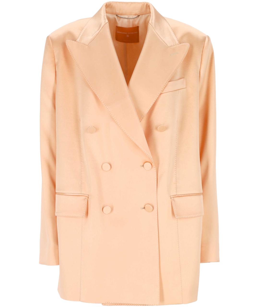 ERMANNO SCERVINO Бежевый жакет/пиджак, фото 1