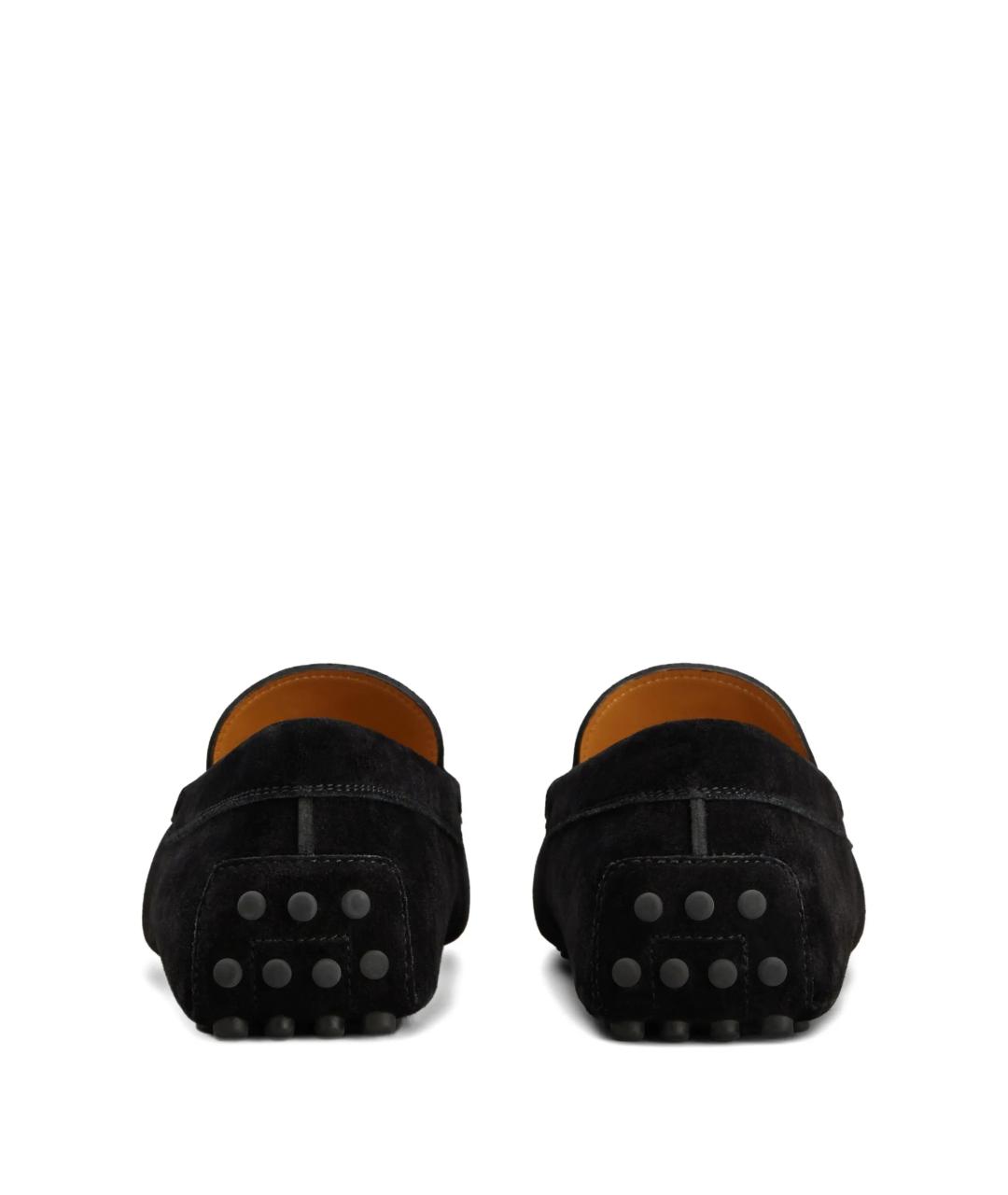 TOD'S Черные замшевые мокасины, фото 5