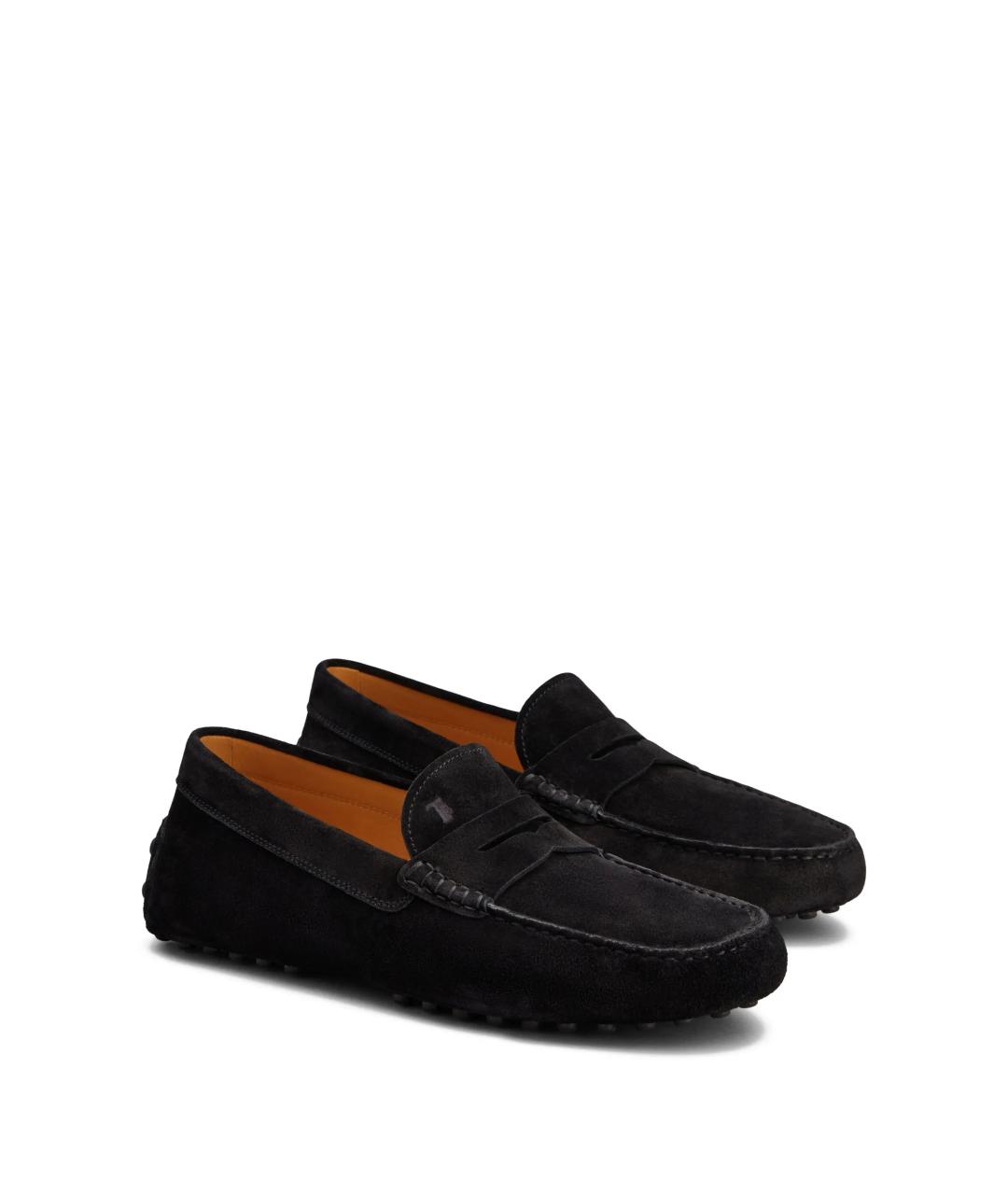 TOD'S Черные замшевые мокасины, фото 2