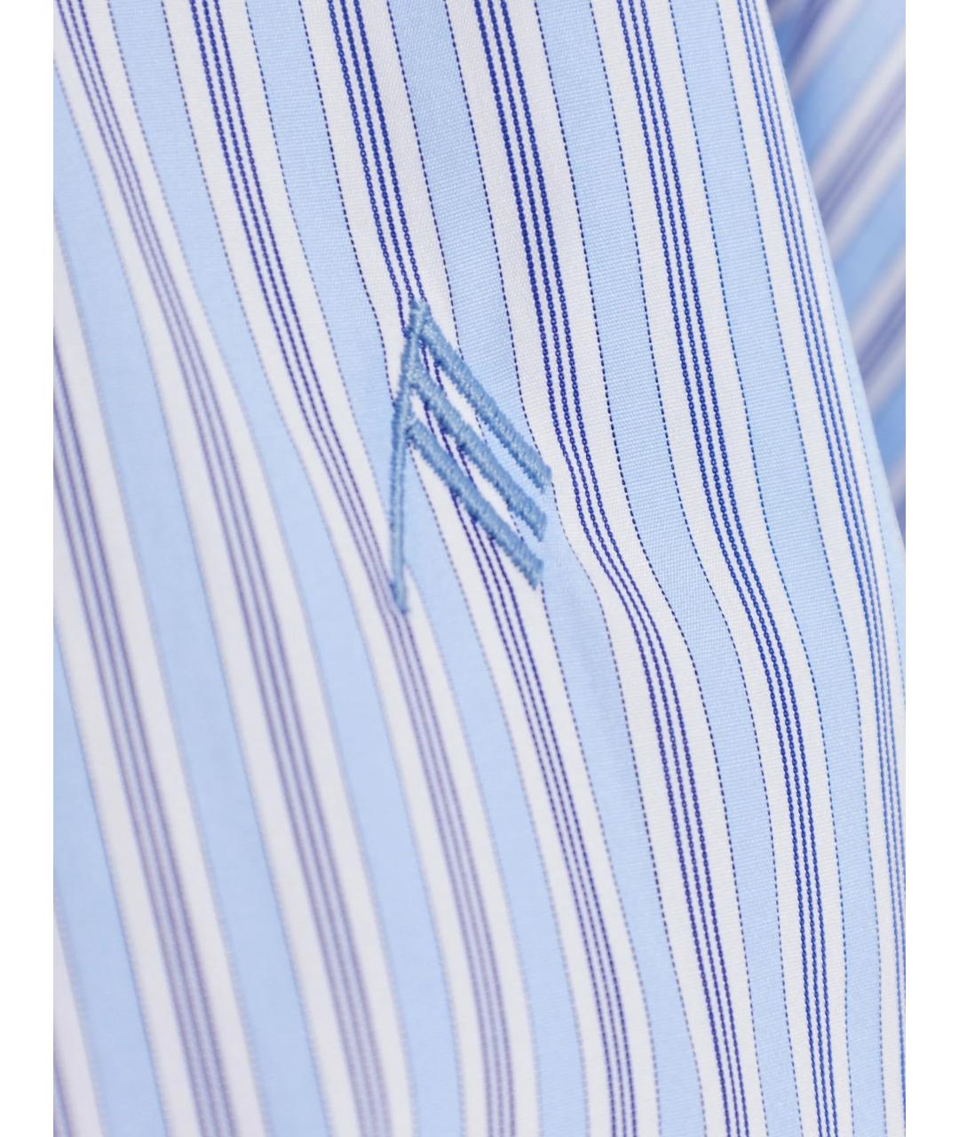 THE ATTICO Голубая хлопковая рубашка, фото 2