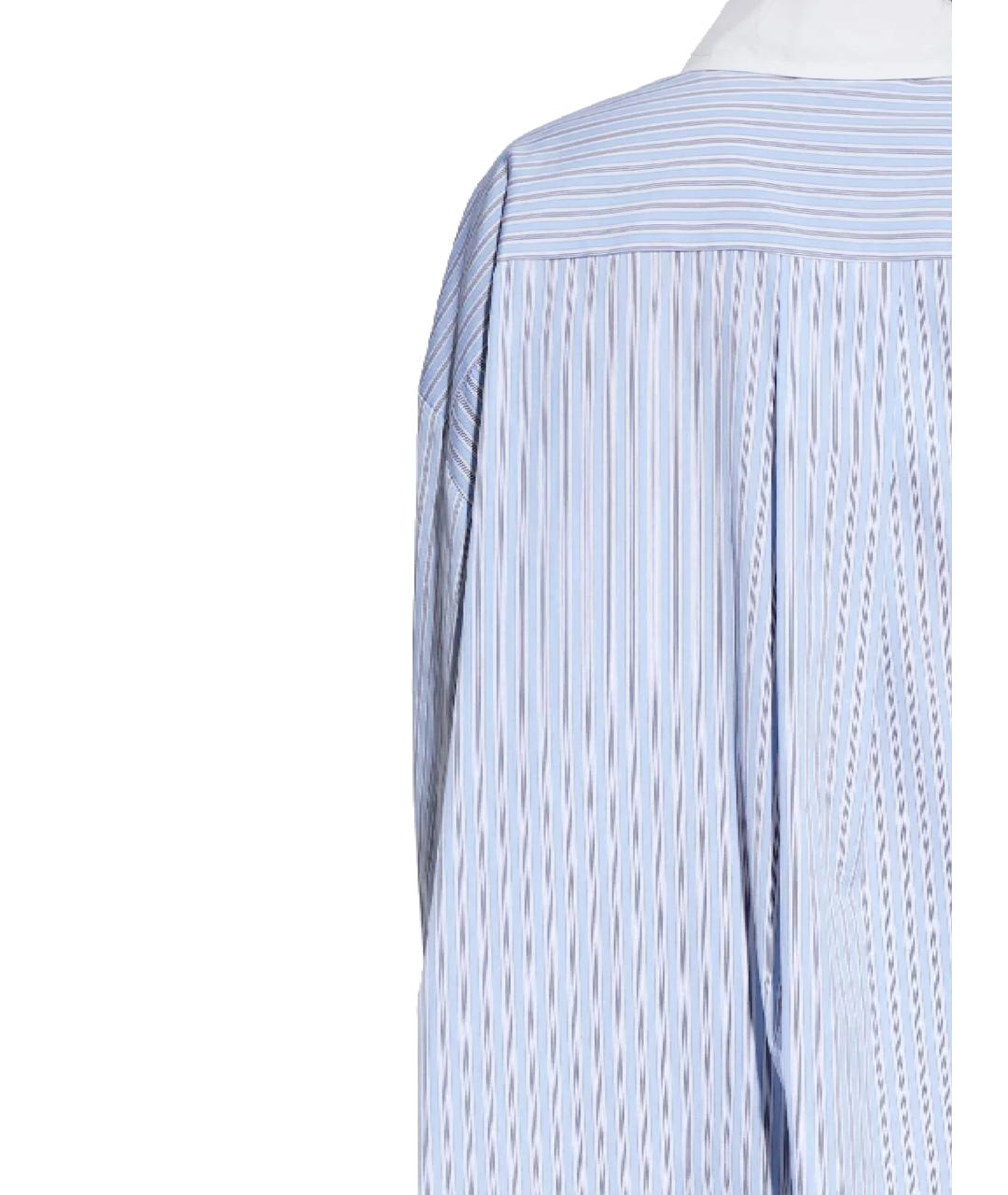 THE ATTICO Голубая хлопковая рубашка, фото 3