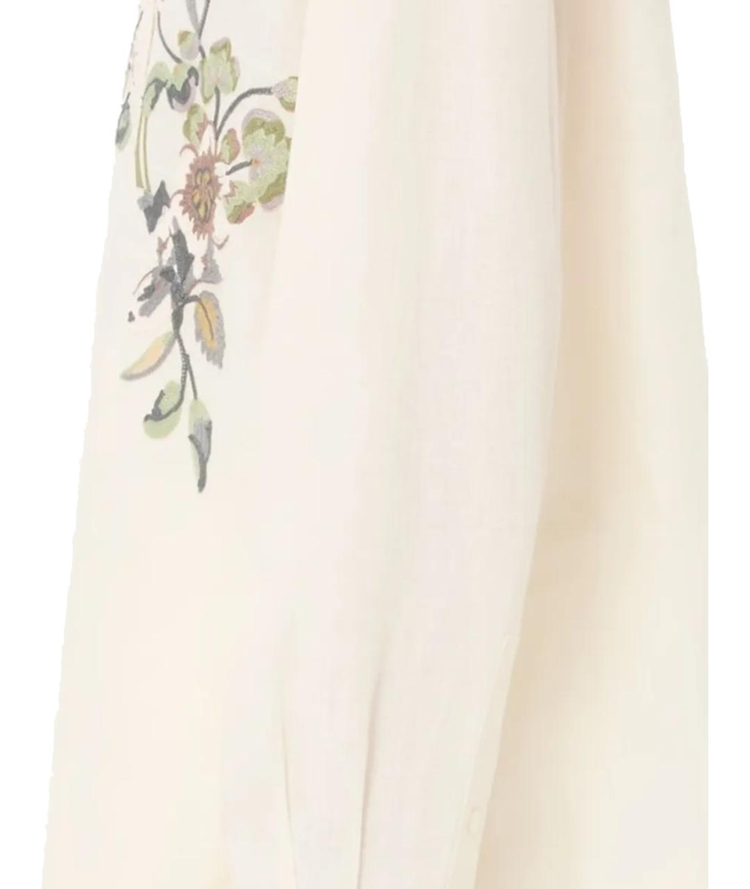 VALENTINO Бежевая льняная рубашка, фото 2