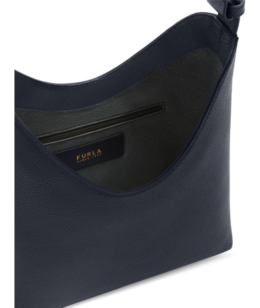 FURLA Синяя кожаная сумка через плечо, фото 3