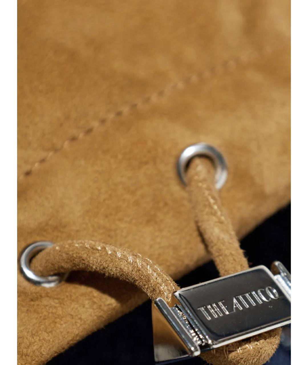 THE ATTICO Бежевая замшевая куртка, фото 2