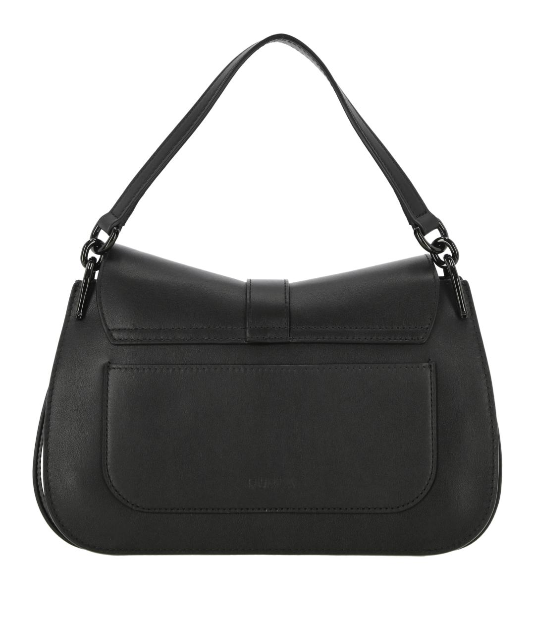 FURLA Черная кожаная сумка тоут, фото 3