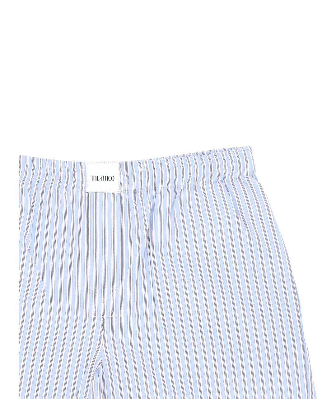 THE ATTICO Голубые хлопковые шорты, фото 2