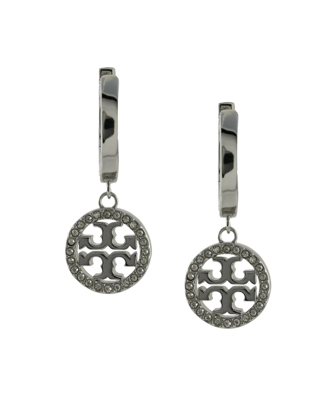 TORY BURCH Серебряные металлические серьги, фото 1