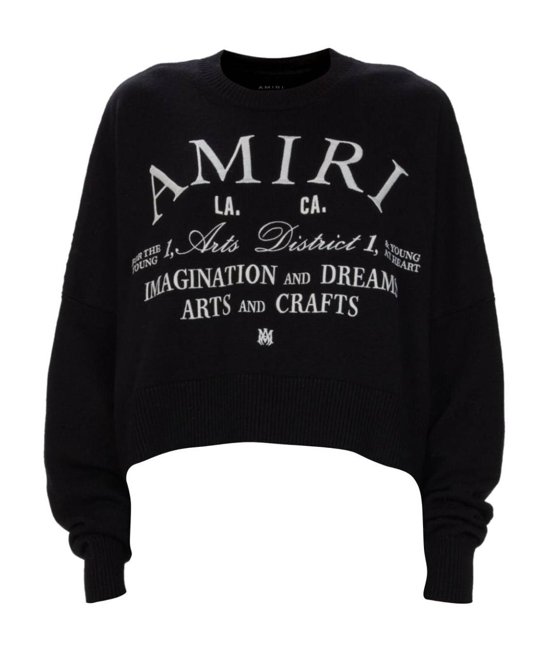 AMIRI Черный хлопковый джемпер / свитер, фото 1