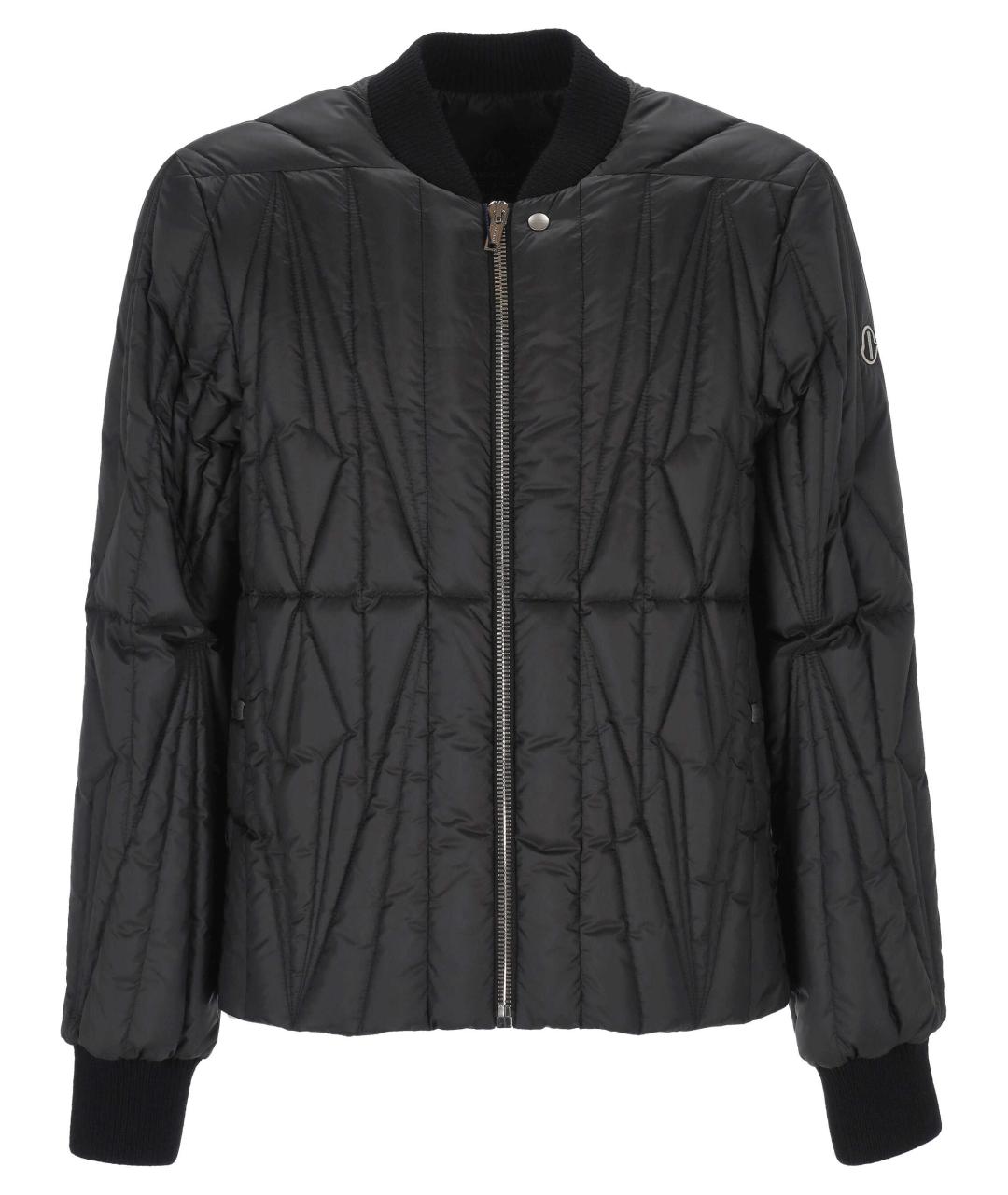 MONCLER Черная полиамидовая куртка, фото 1