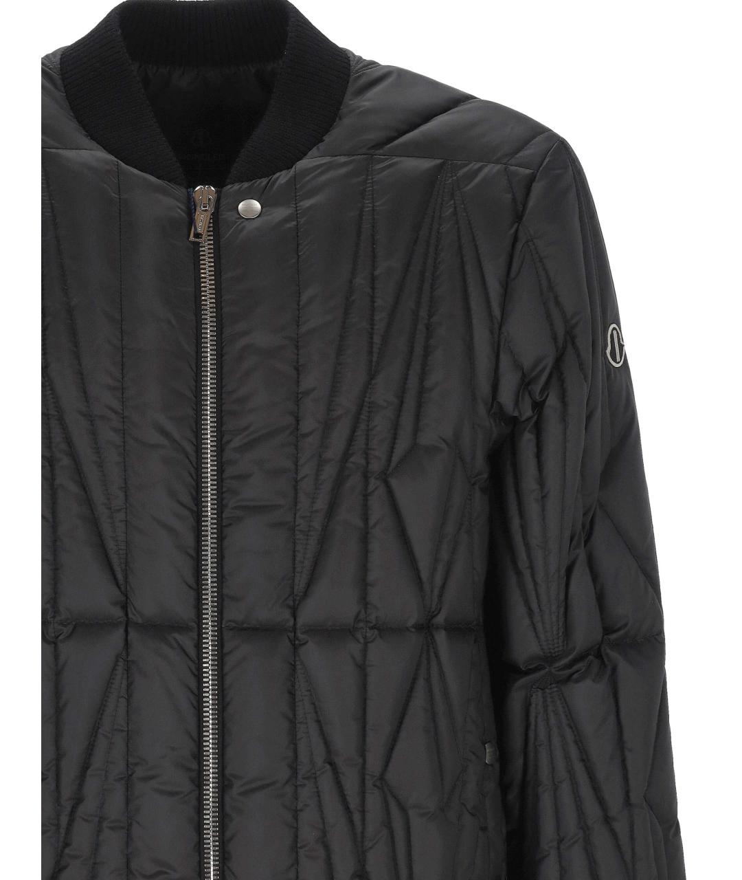 MONCLER Черная полиамидовая куртка, фото 2