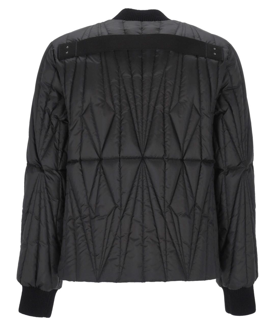 MONCLER Черная полиамидовая куртка, фото 3