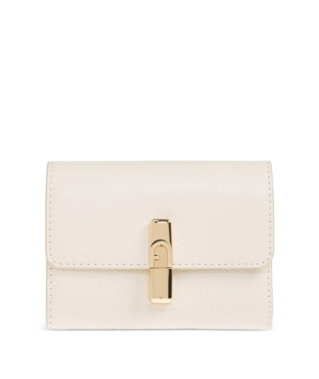 FURLA Бежевый кожаный кошелек, фото 1