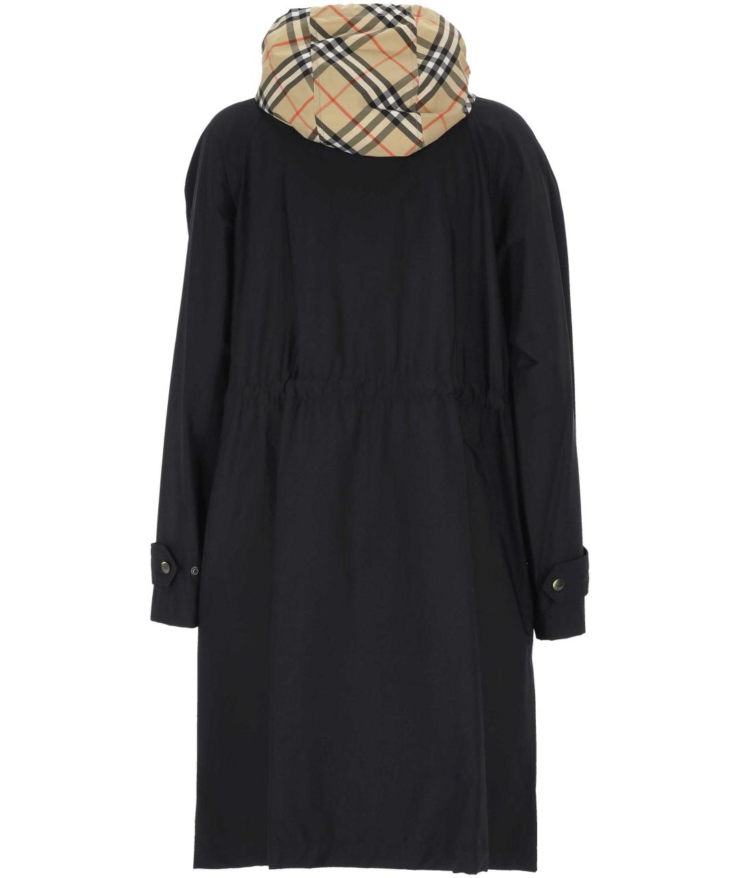 BURBERRY Черный полиамидовый тренч/плащ, фото 3