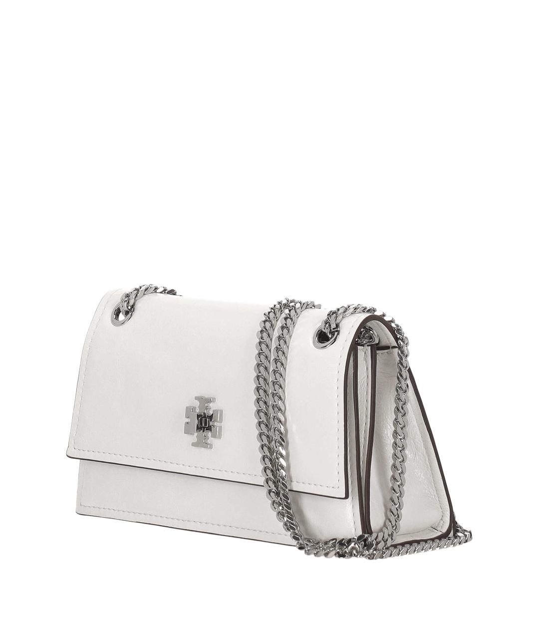 TORY BURCH Белая кожаная сумка через плечо, фото 2